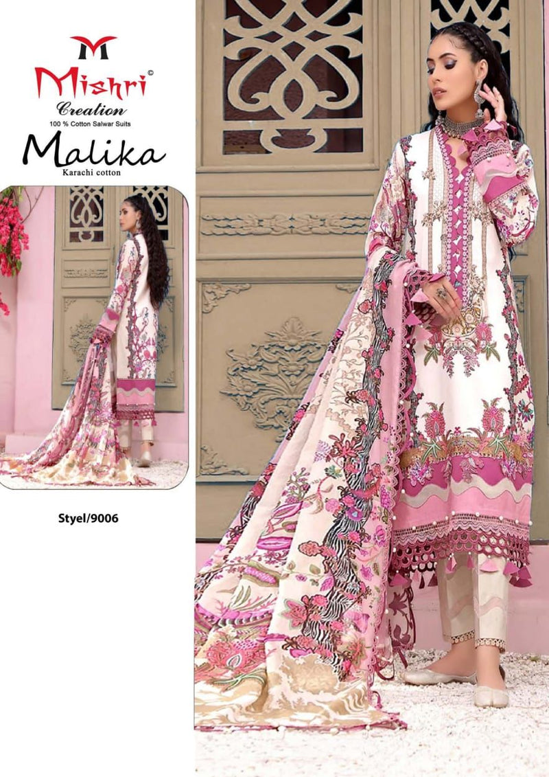 Mishri Creation Mallika Vol 9 Cotton Karachi Printed Designer Salwar Kameez