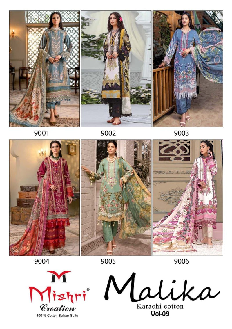 Mishri Creation Mallika Vol 9 Cotton Karachi Printed Designer Salwar Kameez