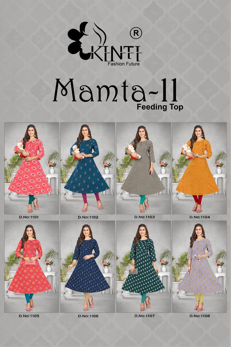 Kinti Mamta Vol 11 Rayon Print Daily Wear Kurti