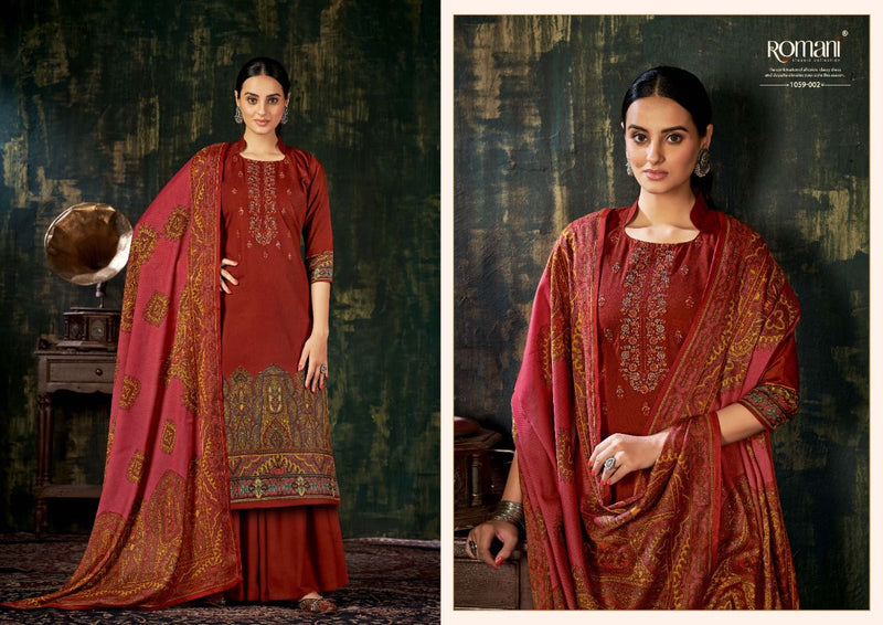 Romani Fashion Mareena Vol 5 Pure Cotton With Printed Work Stylish Designer Casual Look Salwar Kameez