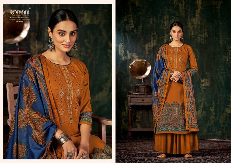 Romani Fashion Mareena Vol 5 Pure Cotton With Printed Work Stylish Designer Casual Look Salwar Kameez