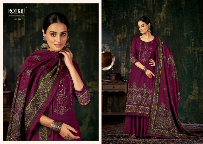 Romani Fashion Mareena Vol 5 Pure Cotton With Printed Work Stylish Designer Casual Look Salwar Kameez