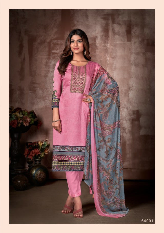 SKT Suits Maria Jam Cotton Party Wear Salwar Suits With Beautiful Digital Print & Embroidery Work