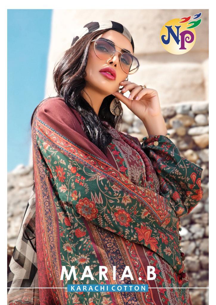 Nand Gopal Maria B Pure Cotton With Heavy Beautiful Work Stylish Designer Pakistani Salwar Kameez