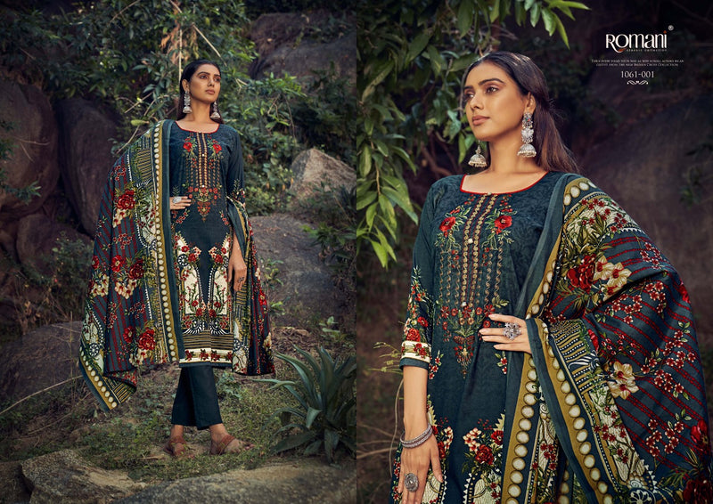 Romani Maria B Pashmina Prints With Fancy Embroidery Work Stylish Designer Beautiful Salwar Kameez