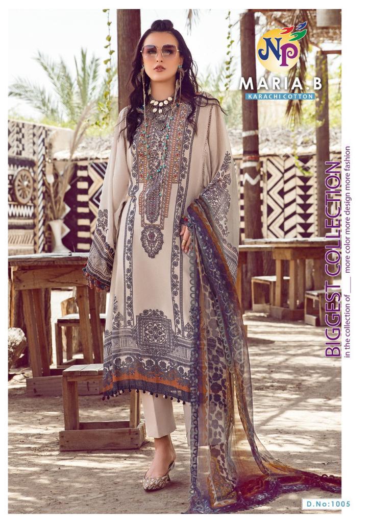 Nand Gopal Maria B Pure Cotton With Heavy Beautiful Work Stylish Designer Pakistani Salwar Kameez