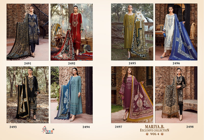 Shree Fabs Maria B Exclusive Pure Cotton With Embroidery Work Stylish Designer Pakistani Salwar Kameez