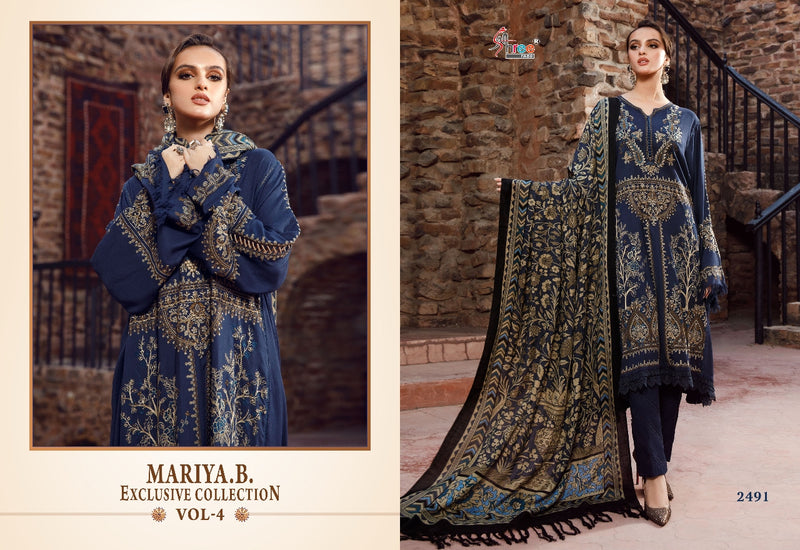 Shree Fabs Maria B Exclusive Pure Cotton With Embroidery Work Stylish Designer Pakistani Salwar Kameez