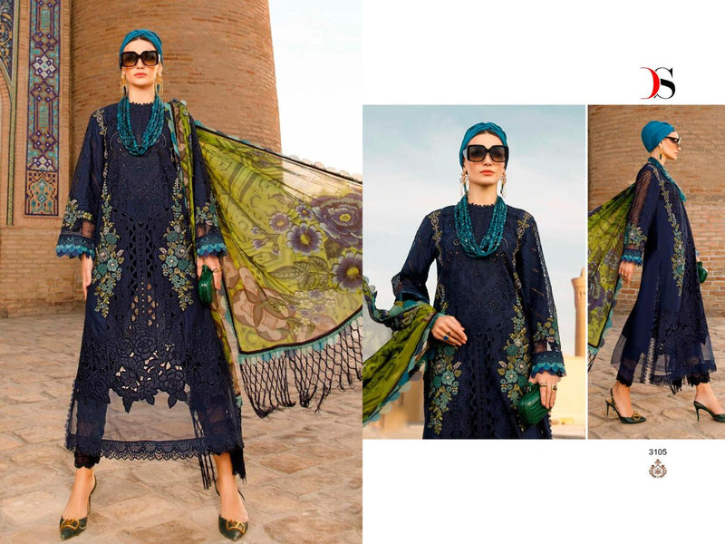 Deepsy Suits Maria B Lawn 23 Vol 2 Pure Cotton Print Heavy Embroidery Work Pakistani Salwar Suit
