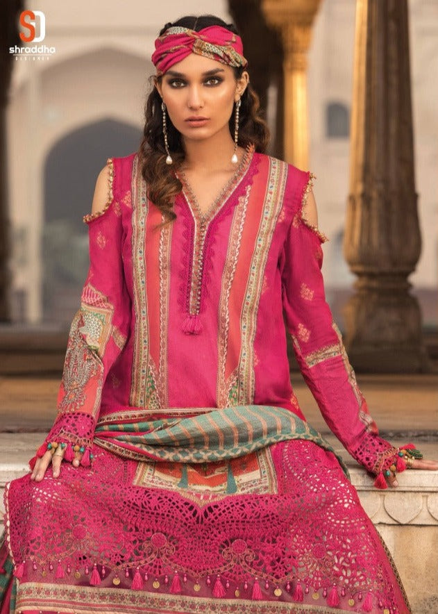 Shraddha Designer Maria B Lawn Vol 3 Lawn Cotton Designer Party Wear Salwar Suits