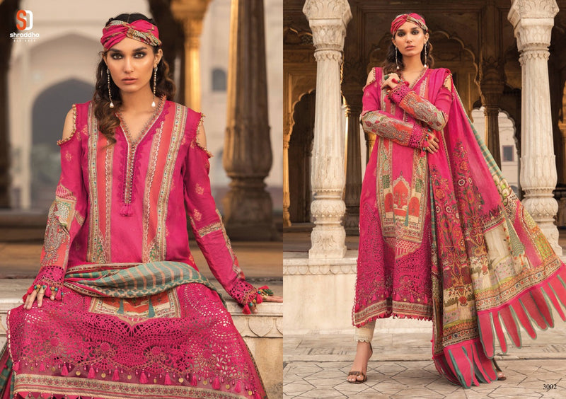 Shraddha Designer Maria B Lawn Vol 3 Lawn Cotton Designer Party Wear Salwar Suits