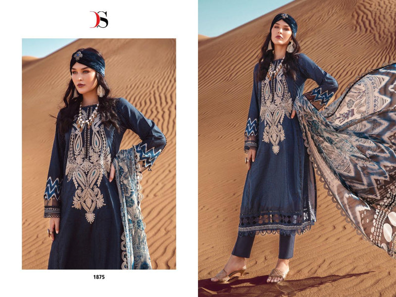 Deepsy Suit Maria B M Print 22 Vol 4 Chiffon With Embroidery Work Stylish Designer Party Wear Salwar Kameez