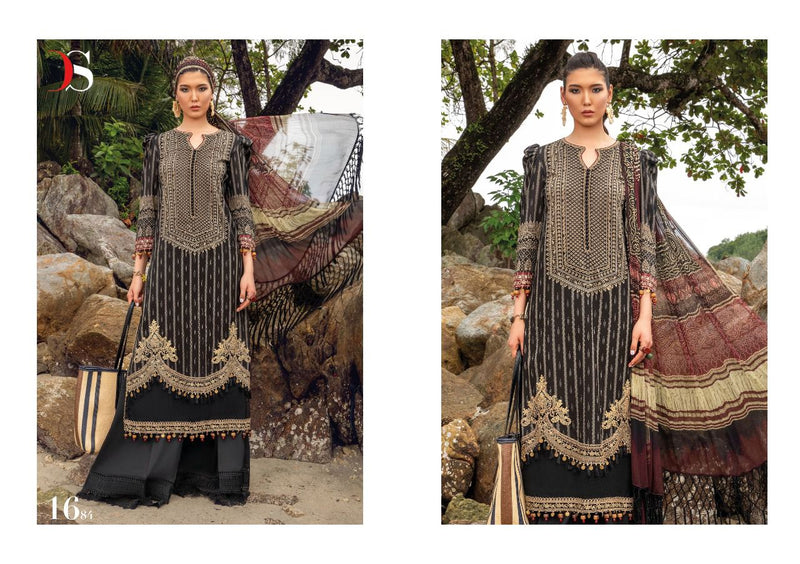 Deepsy Suits Maria B Mprint Lawn 22 Vol 3 Cotton Embroidered Pakistani Style Party Wear Salwar Suits