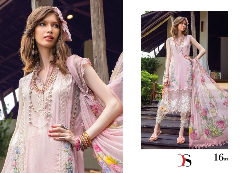 Deepsy Suits Maria B Mprint Lawn 22 Vol 3 Cotton Embroidered Pakistani Style Party Wear Salwar Suits