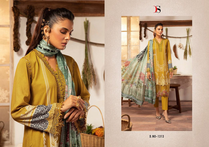 Deepsy Suit Maria B Vintage Collection 21 2Nx Cotton Pakistani Style Embroidered Party Wear Salwar Kameez