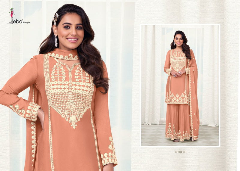 Eba Lifestyle Maria Vol 2 Chinon With Heavy Embroidery Work Stylish Designer Casual Look Salwar Kameez
