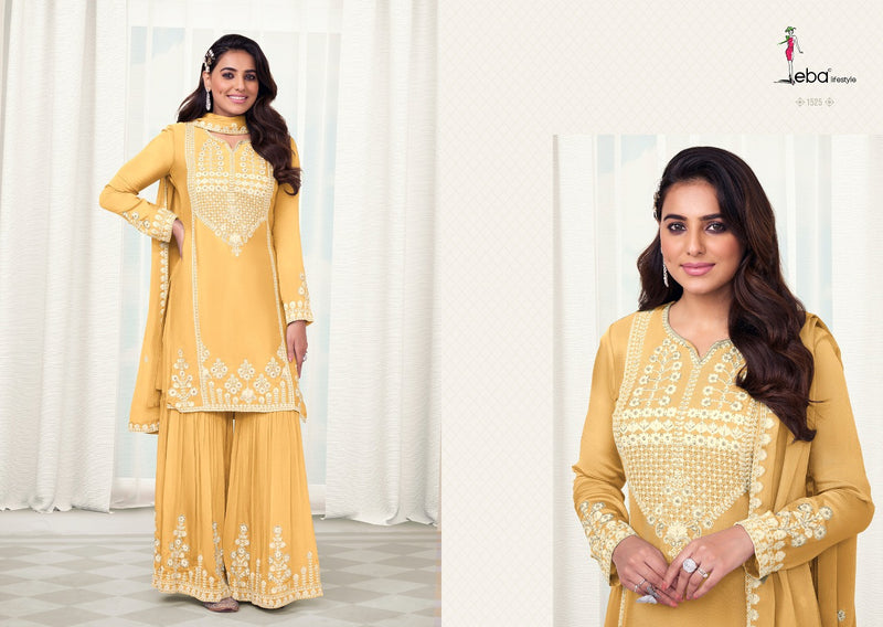 Eba Lifestyle Maria Vol 2 Chinon With Heavy Embroidery Work Stylish Designer Casual Look Salwar Kameez