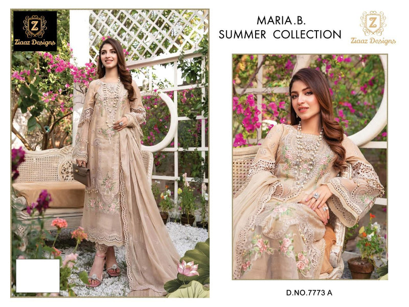 Ziaaz Designs Mariab Summer Collection Cotton Stylish Designer Wear Salwar Kameez