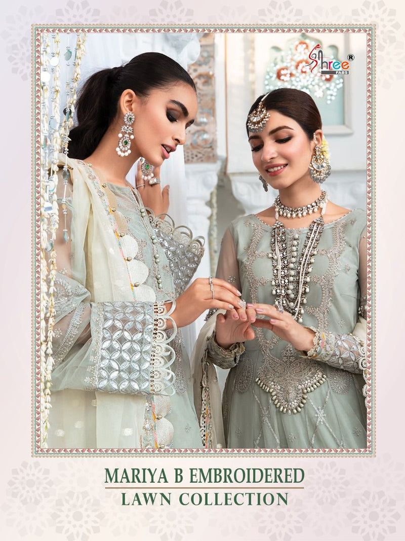 Shree Fabs Mariya B Embroidered Lawn Collection Cotton Pakistani Style Party Wear Salwar Suits
