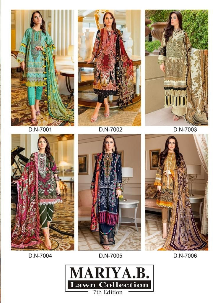 Mariya B Vol 7 Pure Cotton With Heavy Embroidery work Stylish Designer Pakistani Salwar Kameez