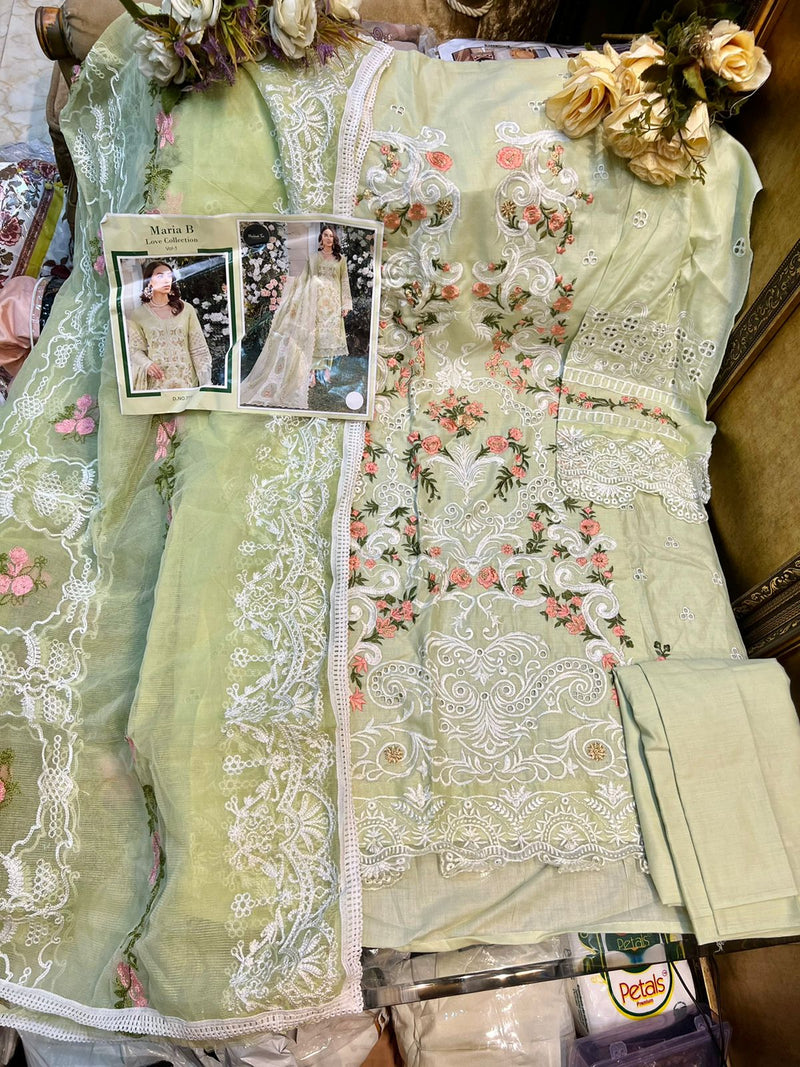 Mehboob Tex Mariya B Love Collection Vol 1 Cotton Designer Pakistani Style Embroidered Party Wear Salwar Kameez
