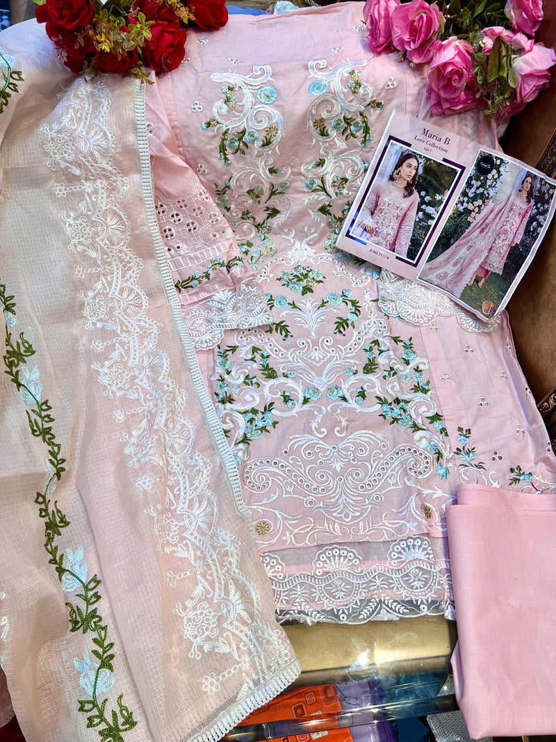 Mehboob Tex Mariya B Love Collection Vol 1 Cotton Designer Pakistani Style Embroidered Party Wear Salwar Kameez