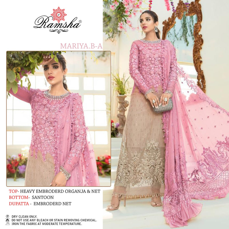 Ramsha Mariya B Nx Organza Party Wear Salwar Suit