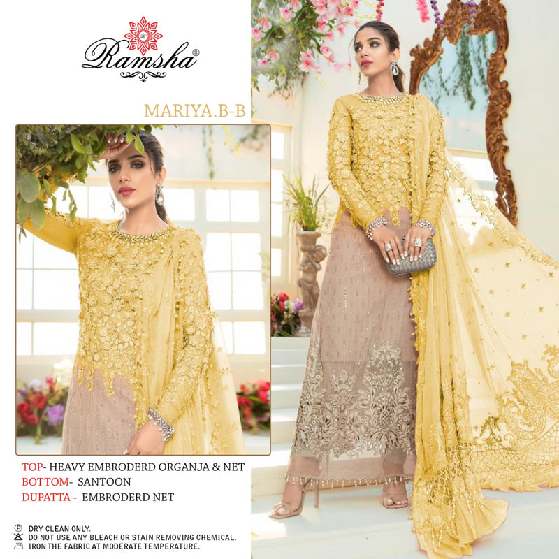 Ramsha Mariya B Nx Organza Party Wear Salwar Suit