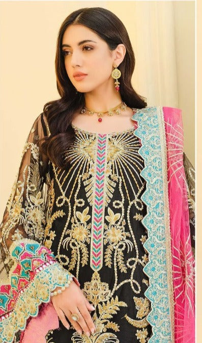 Noor Maryaam Georgette Designer Pakistani Style Heavy Embroidered Party Wear Salwar Kameez