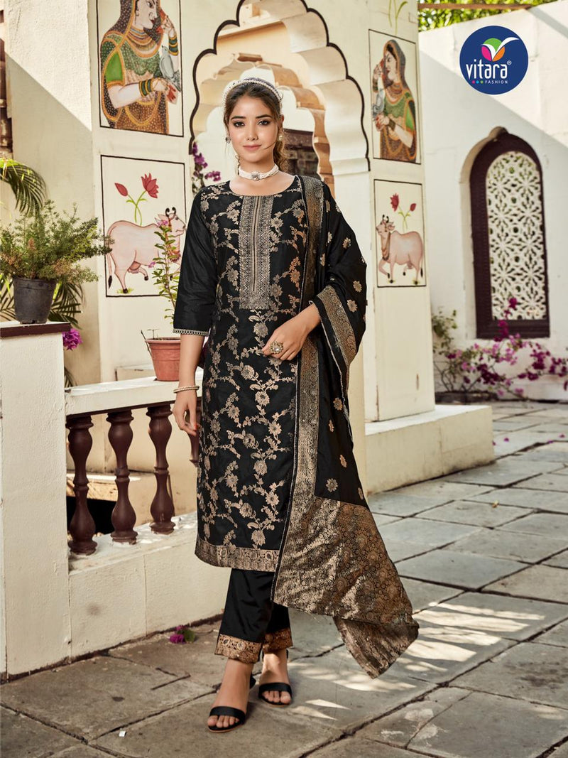 Vitara Fashion Mastani Vol 2 Dolla Viscose Weaving Jacquard Fancy Designer Partywear Kurti