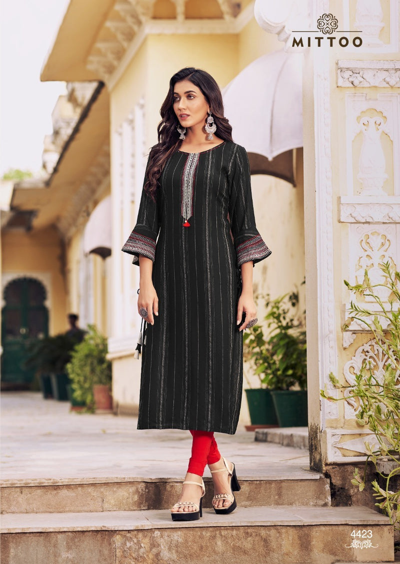 Mittoo Mayurika Vol 4 Viscose  Party Wear Kurti