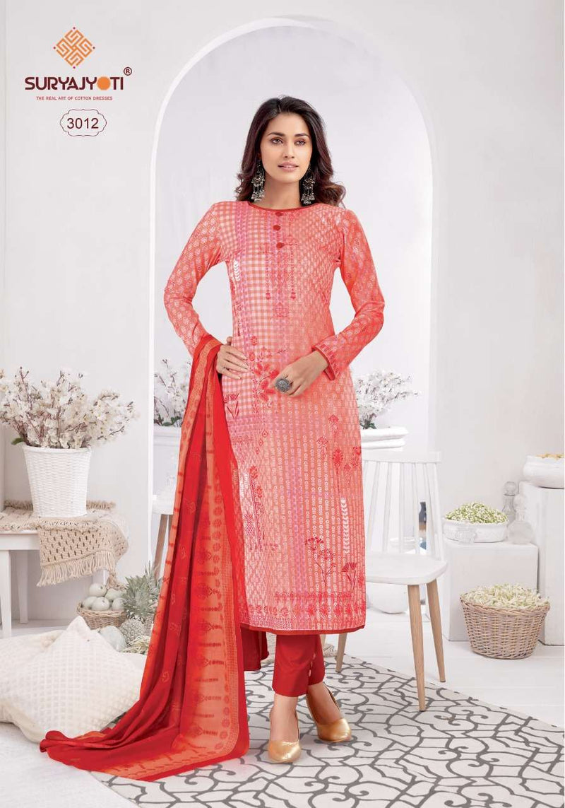 Suryajyoti Meenaz Vol 3 Lawn Cotton Fancy Stylish Party Wear Printed Salwar Suits
