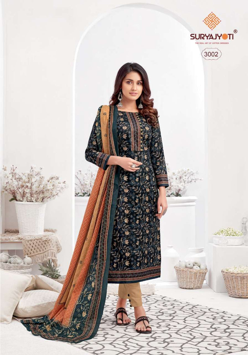 Suryajyoti Meenaz Vol 3 Lawn Cotton Fancy Stylish Party Wear Printed Salwar Suits