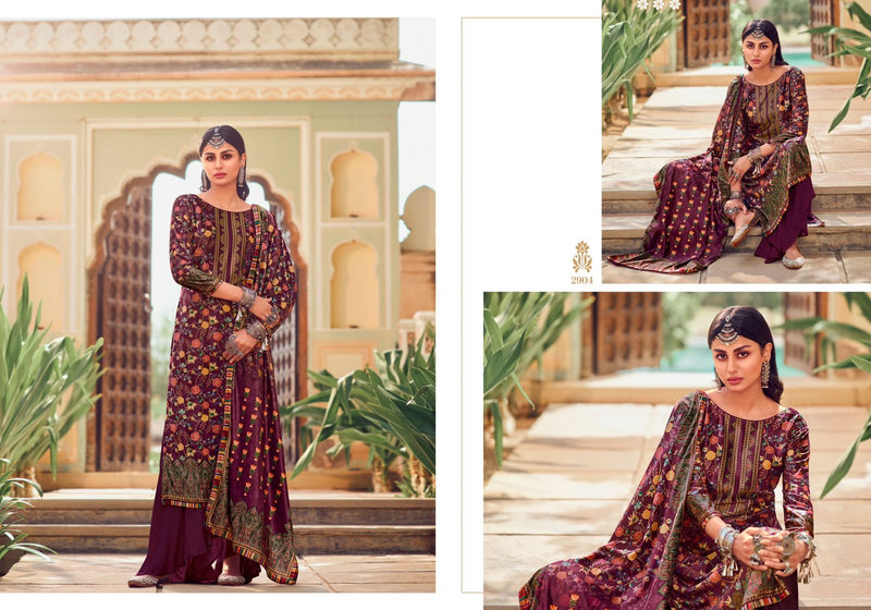 Meera Trends Velvet Vol 4 Pure Pashmina Digital Print Salwar Suit