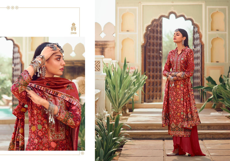 Meera Trends Velvet Vol 4 Pure Pashmina Digital Print Salwar Suit