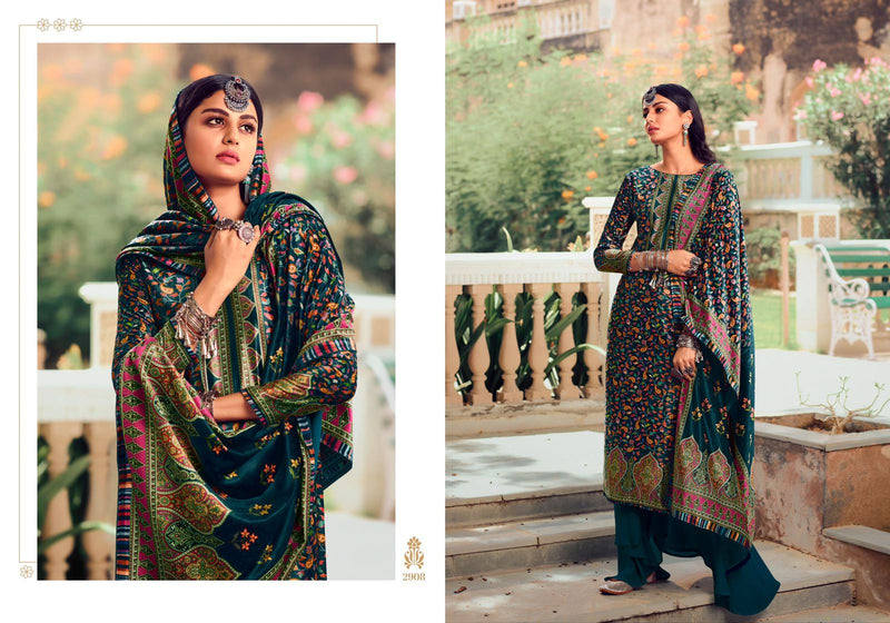Meera Trends Velvet Vol 4 Pure Pashmina Digital Print Salwar Suit
