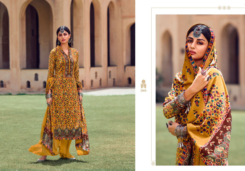Meera Trends Velvet Vol 4 Pure Pashmina Digital Print Salwar Suit
