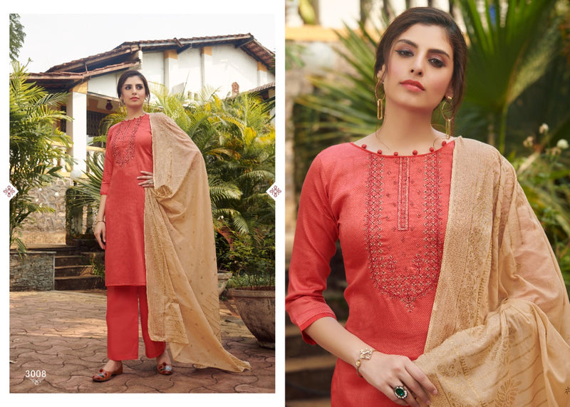 7 Clouds Mehandi Jam Cotton Fancy Stylish Embroidered Salwar Suits