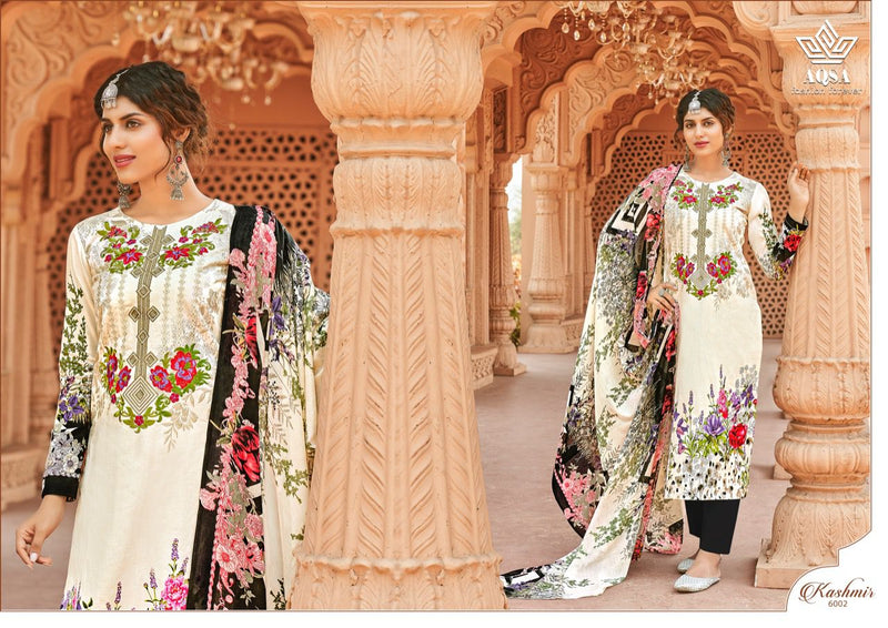 Aqsa Meher Cambric Cotton Pakistani Style Printed Party Wear Salwar Kameez