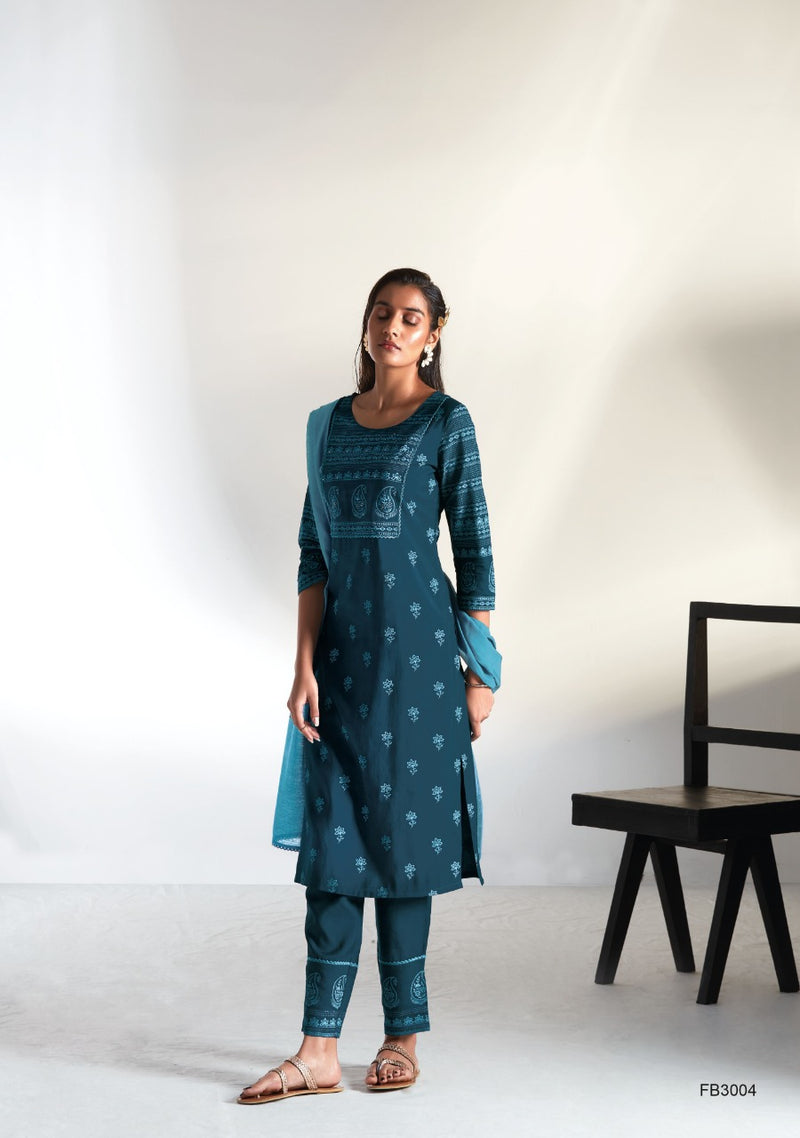 Four Buttons Meher Vol 2 Viscose Silk With Beautiful Work Stylish Designer Attractive Look Kurti