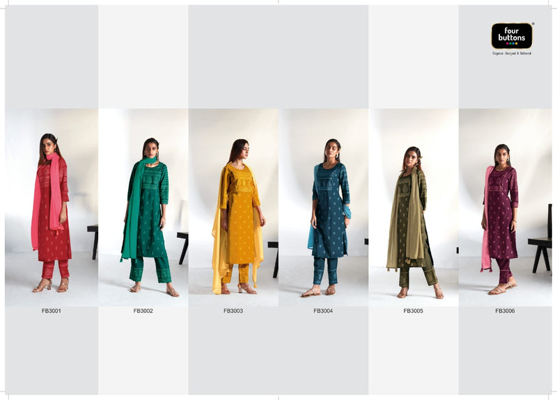 Four Buttons Meher Vol 2 Viscose Silk With Beautiful Work Stylish Designer Attractive Look Kurti