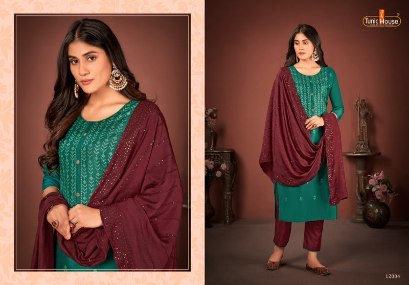 Tunic House Meraki Silk Embroidery Stylish Salwar Kameez