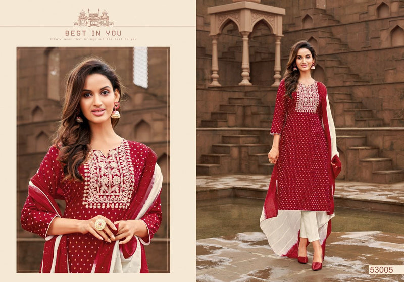 Kapil Midori Fancy Rim Zim Buti With Heavy Embroidery Work stylish Designer Festive Wear Attractive Look Kurti