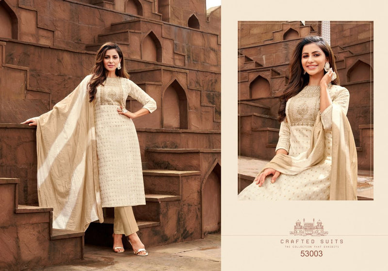 Kapil Midori Fancy Rim Zim Buti With Heavy Embroidery Work stylish Designer Festive Wear Attractive Look Kurti