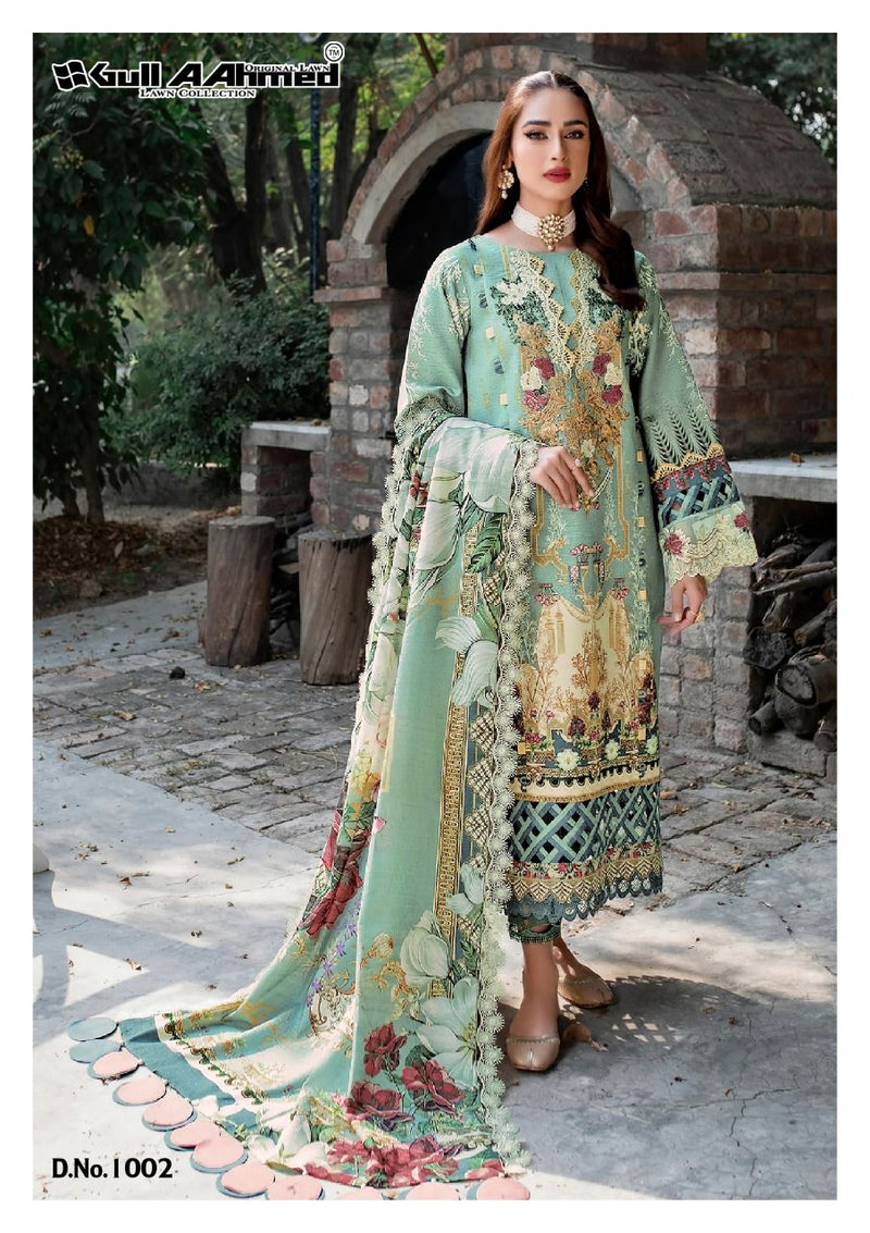 Gul Ahmed Minhal Exclusive Lawn Collection Vol 1 Pure Karachi Printed Daily Wear Suit
