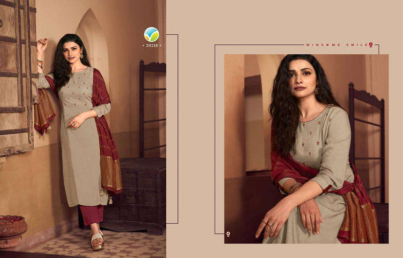Vinay Fashion Tumbaa Miracle Cotton Stylish Fancy Festive Wear Kurtis With Bottom & Dupatta