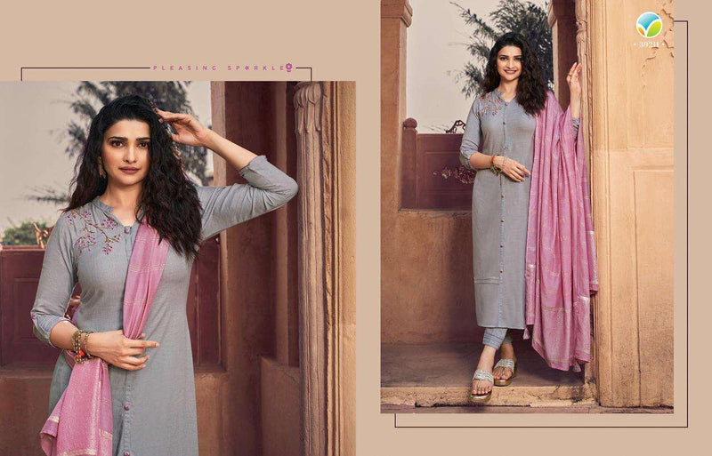 Vinay Fashion Tumbaa Miracle Cotton Stylish Fancy Festive Wear Kurtis With Bottom & Dupatta