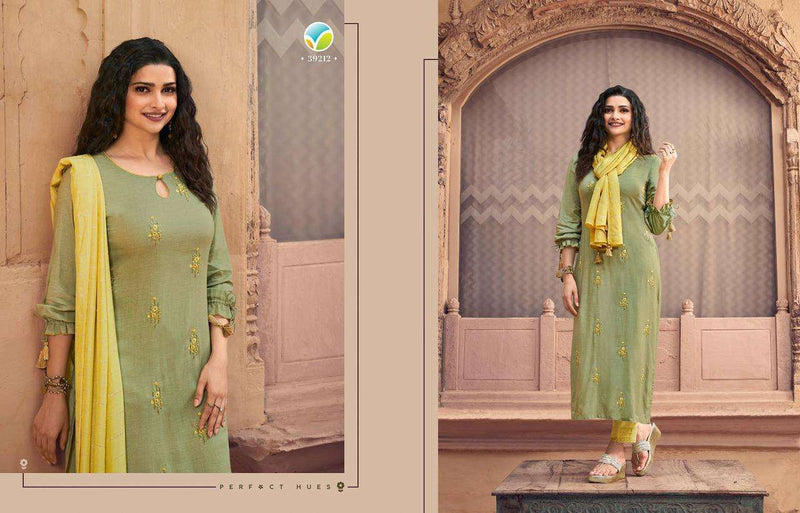Vinay Fashion Tumbaa Miracle Cotton Stylish Fancy Festive Wear Kurtis With Bottom & Dupatta