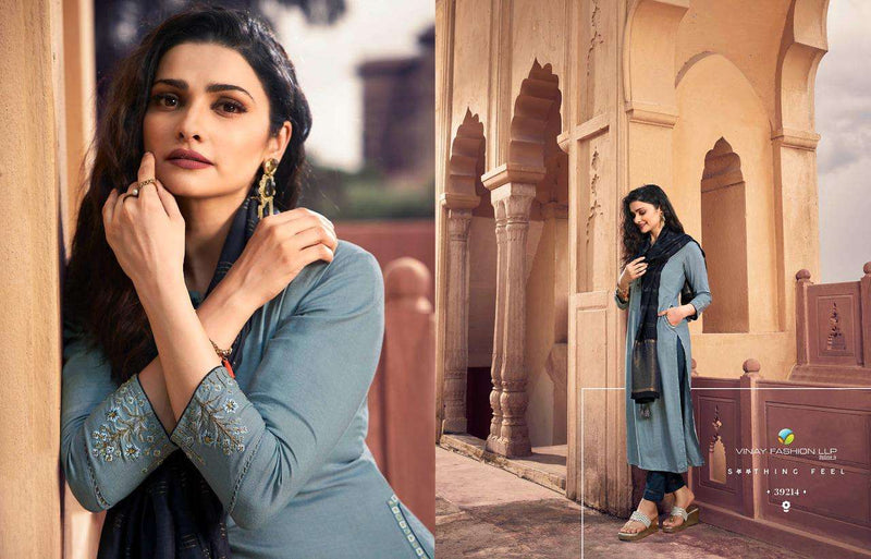 Vinay Fashion Tumbaa Miracle Cotton Stylish Fancy Festive Wear Kurtis With Bottom & Dupatta