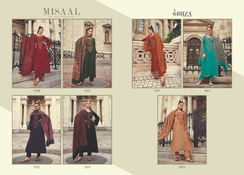 Ibiza Misaal Pure Viscose Pashmina With Heavy Embroidery Work Stylish Designer Casual Look Salwar Kameez